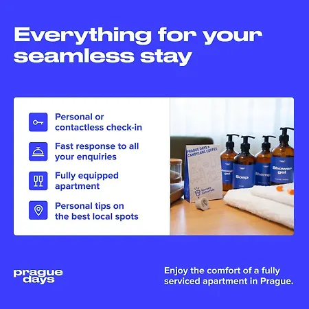 Apartment Days - Attic 1bdr - Workspace - Garage - Smichov Prague